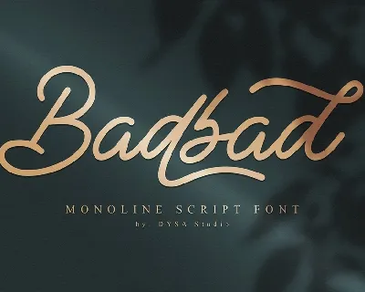 Badbad font