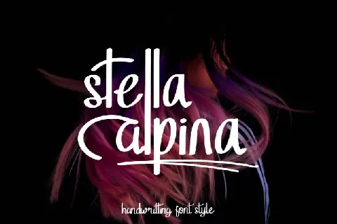 Stella Alpina Script font