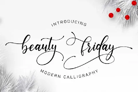 Beauty Friday font