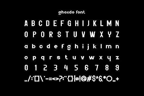 Ghoxdo font