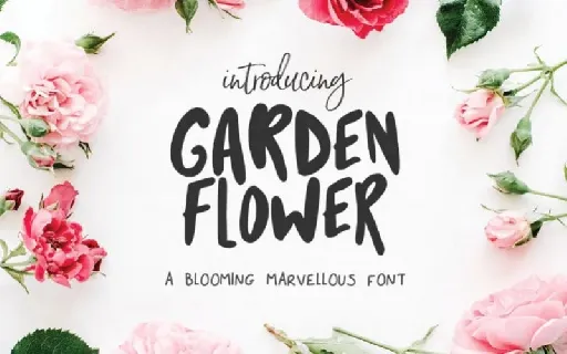 Garden Flower Script font