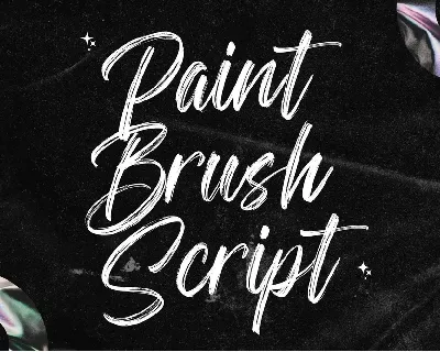 Paint Brush Script font