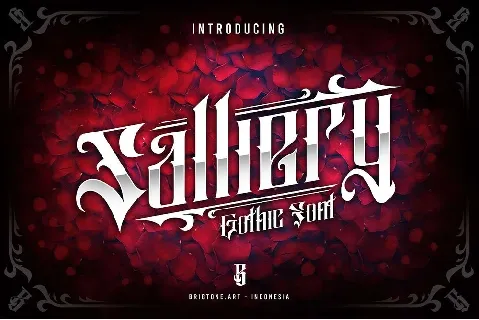 Salliery font