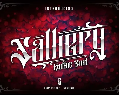 Salliery font