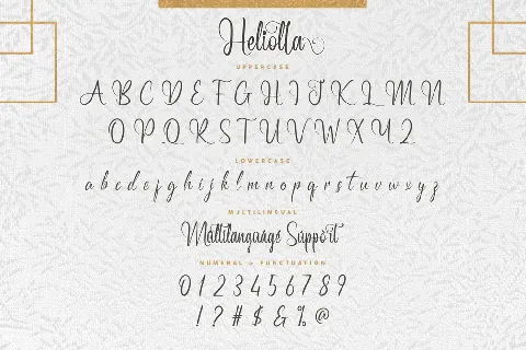 Heliolla Demo font