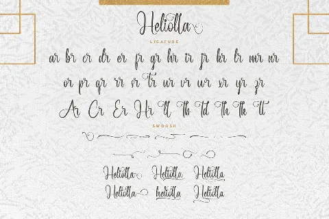 Heliolla Demo font