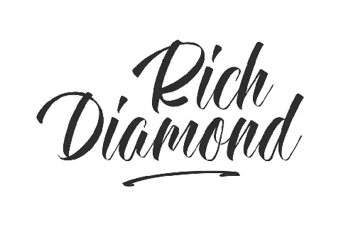 Rich Diamond font