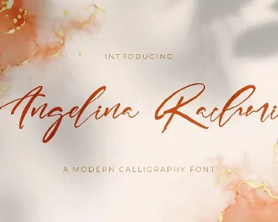 Angelina Rachmi font