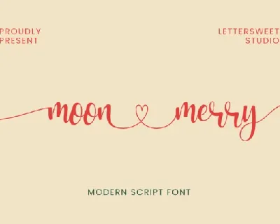 Moon Merry font
