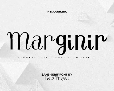 Marginir font