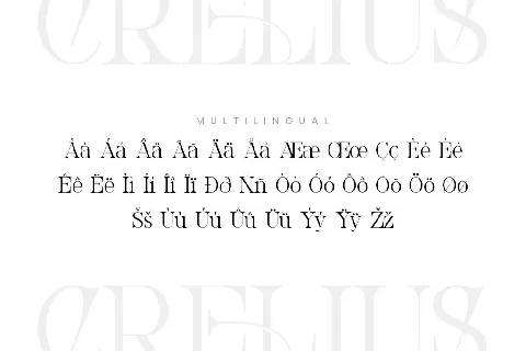 Crelius font