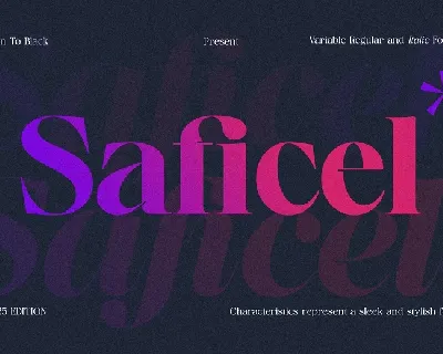 Saficel Family font