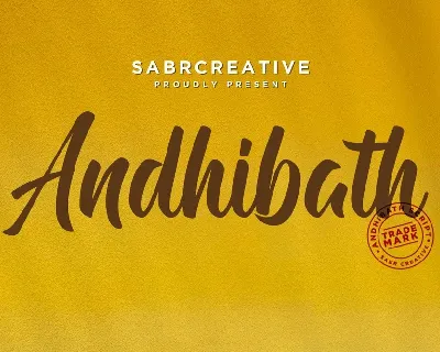 Andhibath font