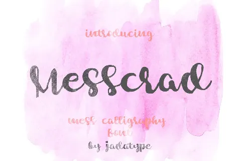 Messcrad font