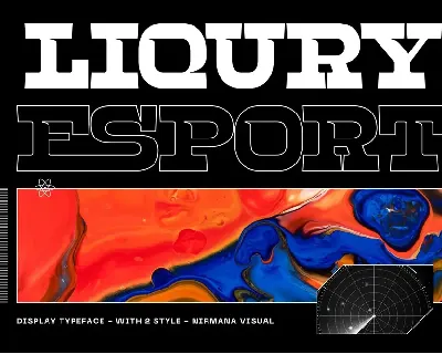 Liqury Esport - Demo Version font