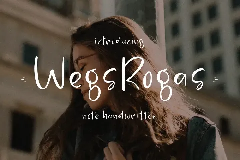 WegsRogas font