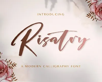 Risatry font
