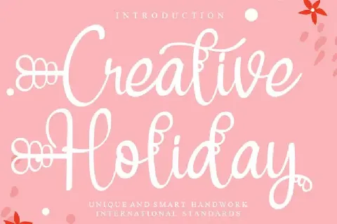 Creative Holiday Script font
