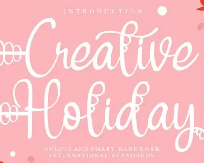 Creative Holiday Script font