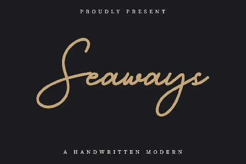 Seaways font