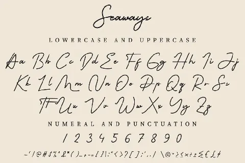 Seaways font