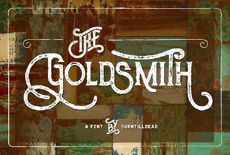 The Goldsmith Vintage font