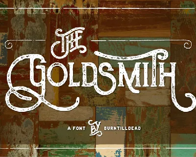 The Goldsmith Vintage font