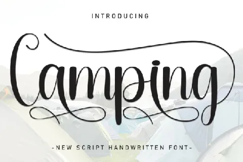 Camping Script Typeface font