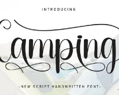 Camping Script Typeface font