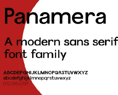 Panamera Family font