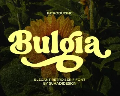 Bulgia Typeface font