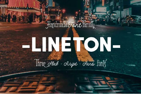 Lineton Family Free font