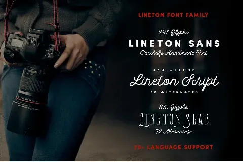 Lineton Family Free font