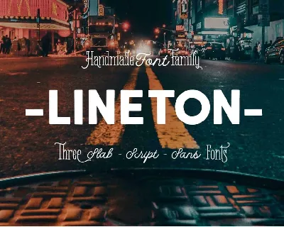 Lineton Family Free font