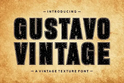 Gustavo Vintage font