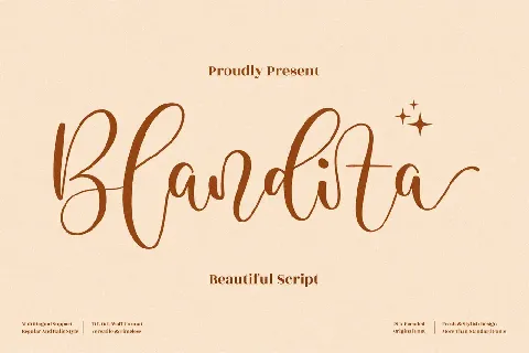 Blandita font