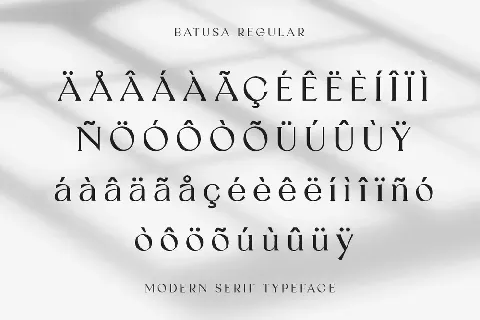 Batusa font