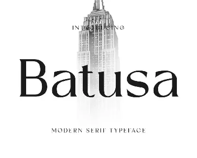 Batusa font