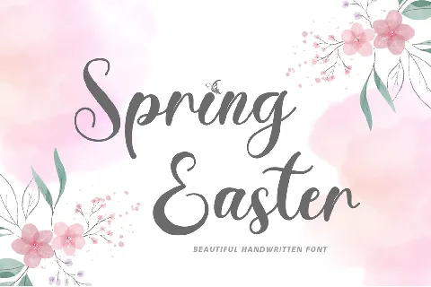 Spring Easter font