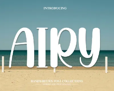 Airy Display font