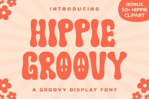 Hippie Groovy font