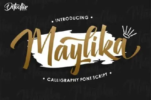 Maylika Script font