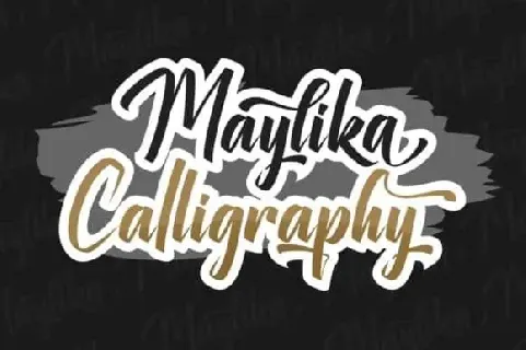 Maylika Script font