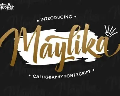 Maylika Script font