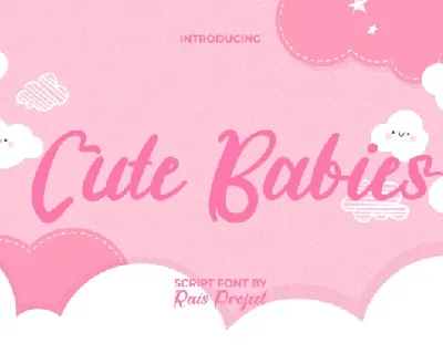 Cute Babies font