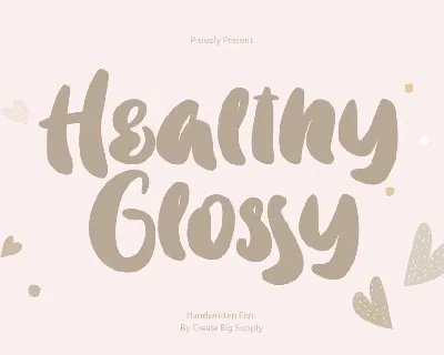 Healthy Glossy font