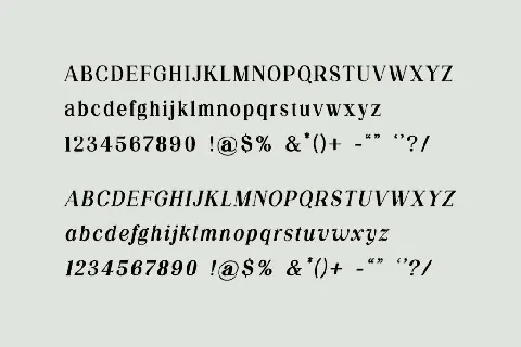 Silvex Editorial font