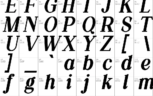 Silvex Editorial font