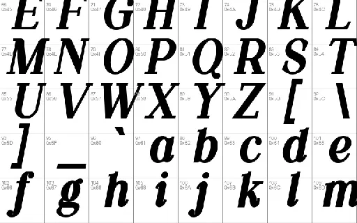 Silvex Editorial font