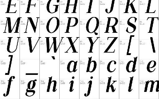 Silvex Editorial font